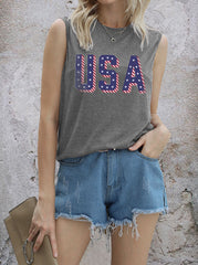 Camiseta sin mangas de EE. UU.