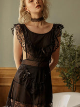 mesh maid outfit uniform