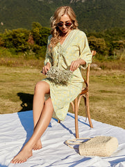 Bedrucktes Boho-Kleid