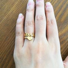 Productos hechos a mano anillos personalizados
