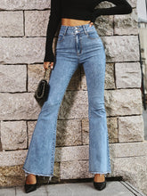 Casual Frayed Denim Trousers