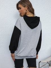 Sudadera con estampado de letras