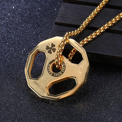 Colgante con mancuernas para hombre