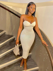 Wrap chest and slim fit wrap hip suspender dress