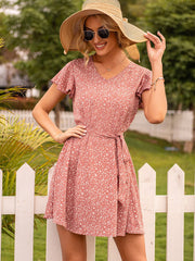 Langes Kleid für den Sommerurlaub