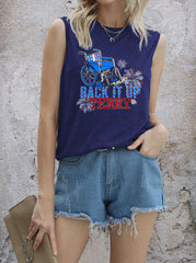 BACK IT UP FROTTEE-TANKTOP