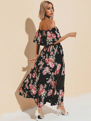 Elegantes Pendlerkleid mit hoher Taille