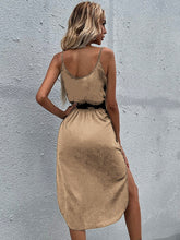 Slim suspender dress