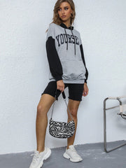 Sudadera con estampado de letras