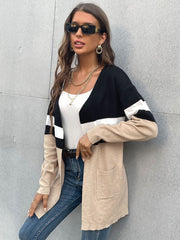 Cardigan Long Sleeve Knitted Sweater