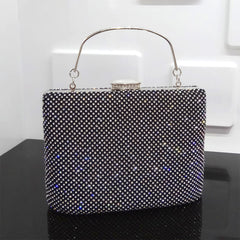 Popular Rhinestone Dinner Hand-Carry Diagonal Shoulder Handbags Bag2200