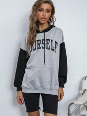 Sudadera con estampado de letras