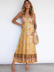 Bohemian Sling Floral Dresses