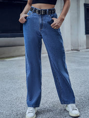 Drape Mopping Wide-leg Pants