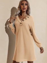 V-neck sexy knitted dress