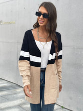 Cardigan Long Sleeve Knitted Sweater