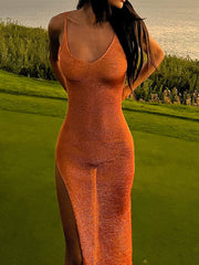 Sleeveless High Waist Pack Hip Mini Dress