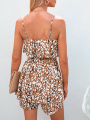 Mono floral con tirantes