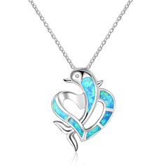 Dolphin 925 silver Necklace