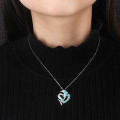 Dolphin 925 silver Necklace