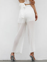 Pantalones anchos y ajustados