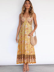 Bohemian Sling Floral Dresses