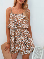 Mono floral con tirantes