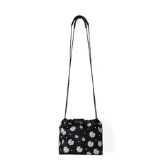 Kleine Daisy Crossbody-Tasche aus Polyestergewebe