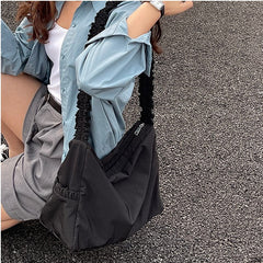 Bolso baguette de color liso, bolso individual