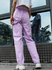 Purple Loose Trousers