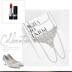 Personality Diamond Flower Panties Damen Luxus Body Chain Panties XG2192 (für alle Größen geeignet)