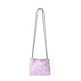 Kleine Daisy Crossbody-Tasche aus Polyestergewebe