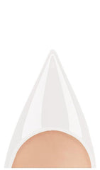 Weiße Stiletto-Absatzschuhe