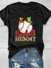 Baseball Mama Tie Dye T-Shirt
