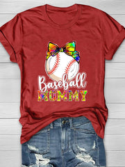 Baseball Mama Tie Dye T-Shirt