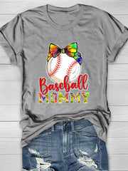 Baseball Mama Tie Dye T-Shirt