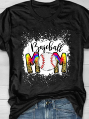 Baseball Mom Tie Dye T-Shirt
