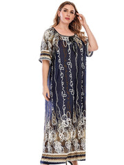 Vestidos elegantes sueltos de talla grande