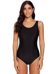 Traje de baño triangular de una pieza con tirantes cruzados