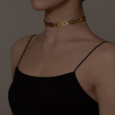 Openwork Chain Choker