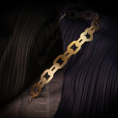 Openwork Heart-Shaped Chain Choker