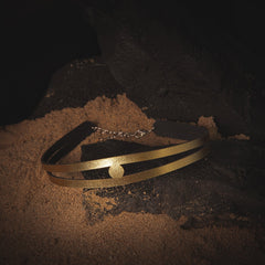 Halsband „Auge des Mondes“