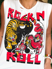 Rock'n'Roll-Tanktop im Used-Look