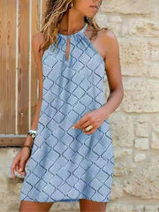 Sexy Printed Slip Dress