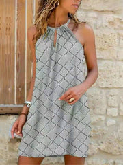 Sexy Printed Slip Dress