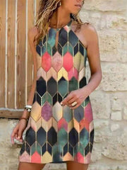 Vestido lencero estampado sexy