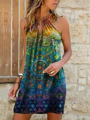 Vestido lencero estampado sexy