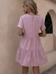 Pullover Pink Ladies Dress
