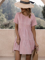 Pullover Pink Ladies Dress