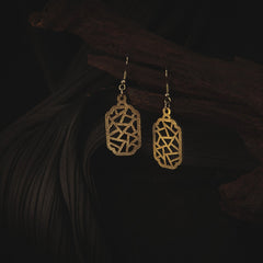 Ohrringe mit gemischten Linien